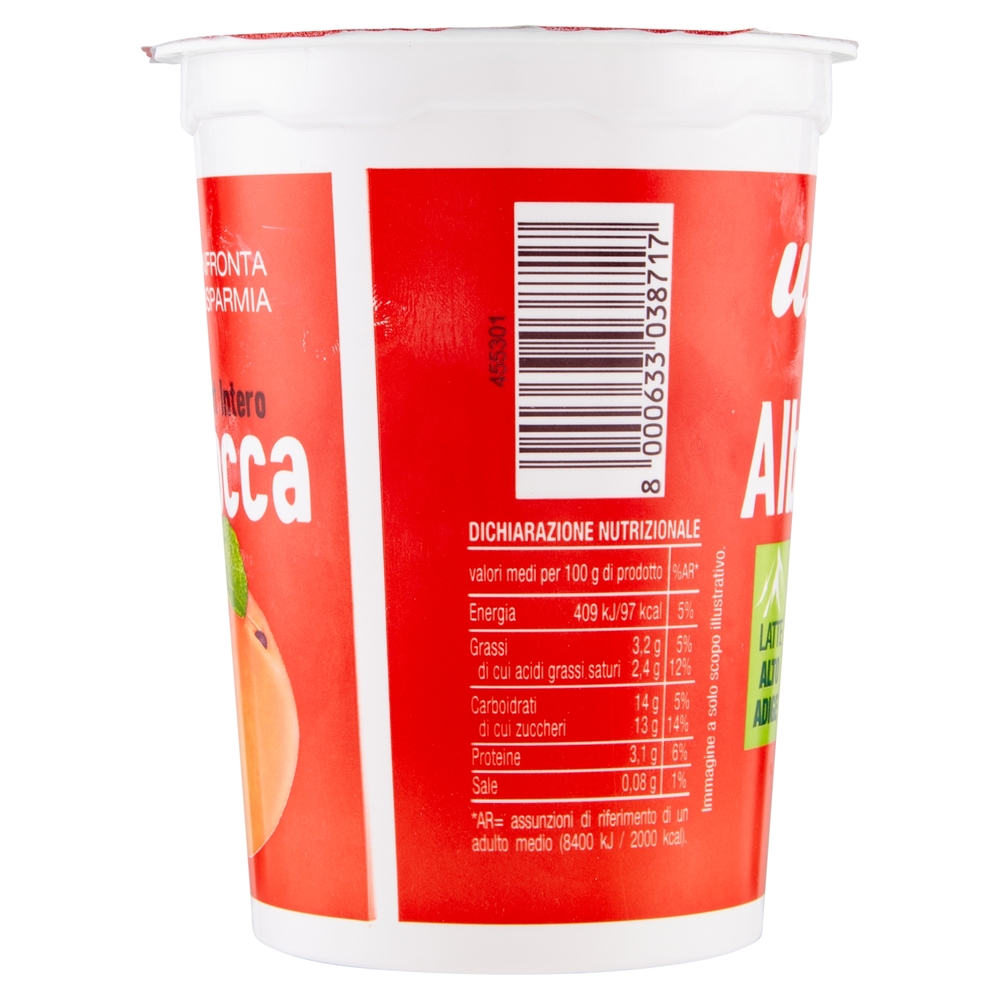 Yogurt Intero all'Albicocca, 500 g